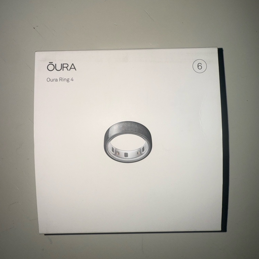 Ōura Ring 4 - Silver (Size 6)